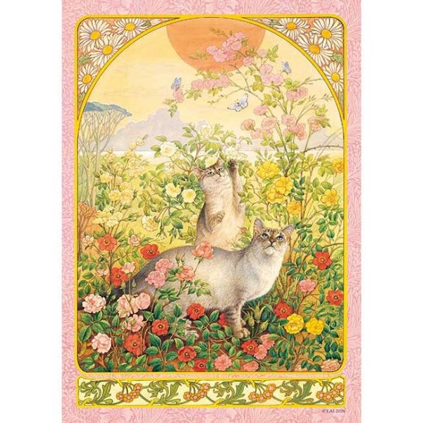 【レズリー・アン・アイボリー】108pcジグソーパズル　ミネット　ド　プランタン