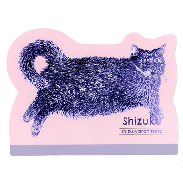 【Cat Art Collection】箔押しダイカットメモ　しずく