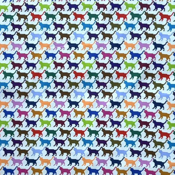 【nora.】生地　Meow dot　（50ｃｍ単位）