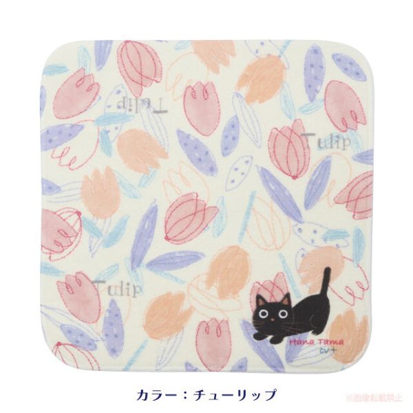 【ノアファミリー】たまちゃんタオルハンカチ　チューリップ